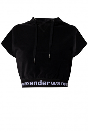 T by Alexander Wang Cropped hoodie | Women's Clothing | IetpShops